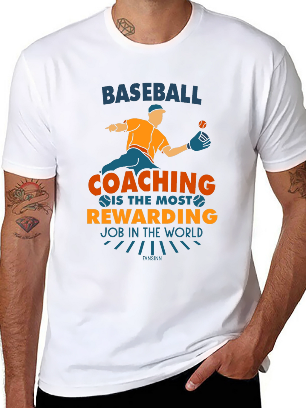 Baseball Coaching T-Shirt: Most Rewarding Job Graphic Tee