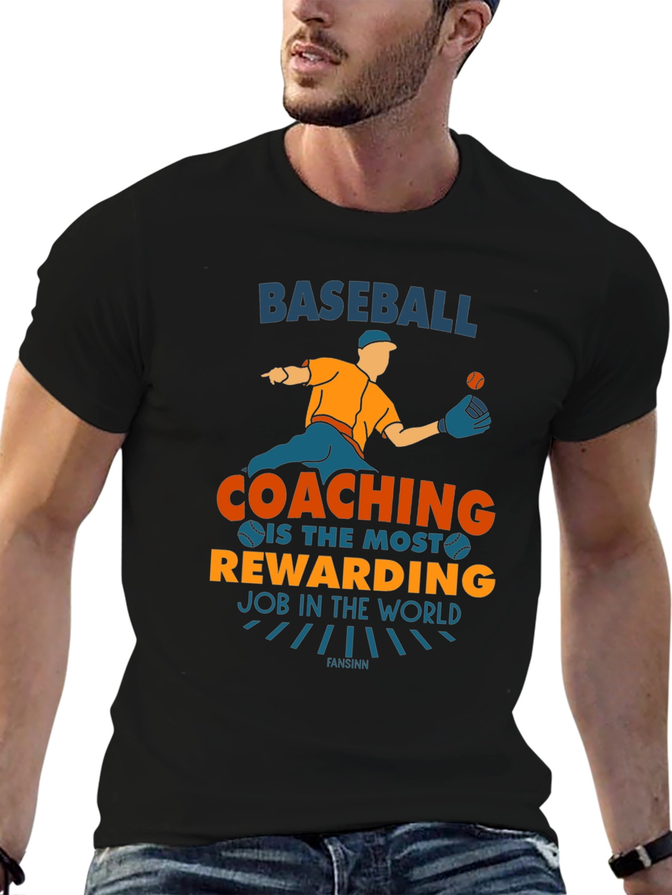 Baseball Coaching T-Shirt: Most Rewarding Job Graphic Tee