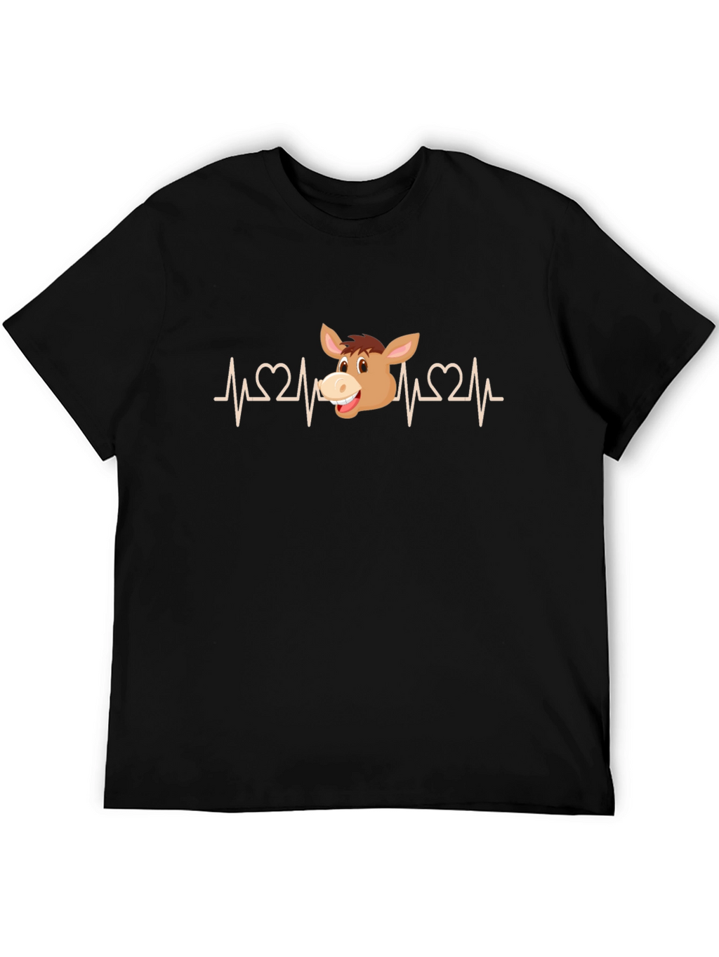 Donkey Heartbeat T-Shirt - Funny Animal Tee