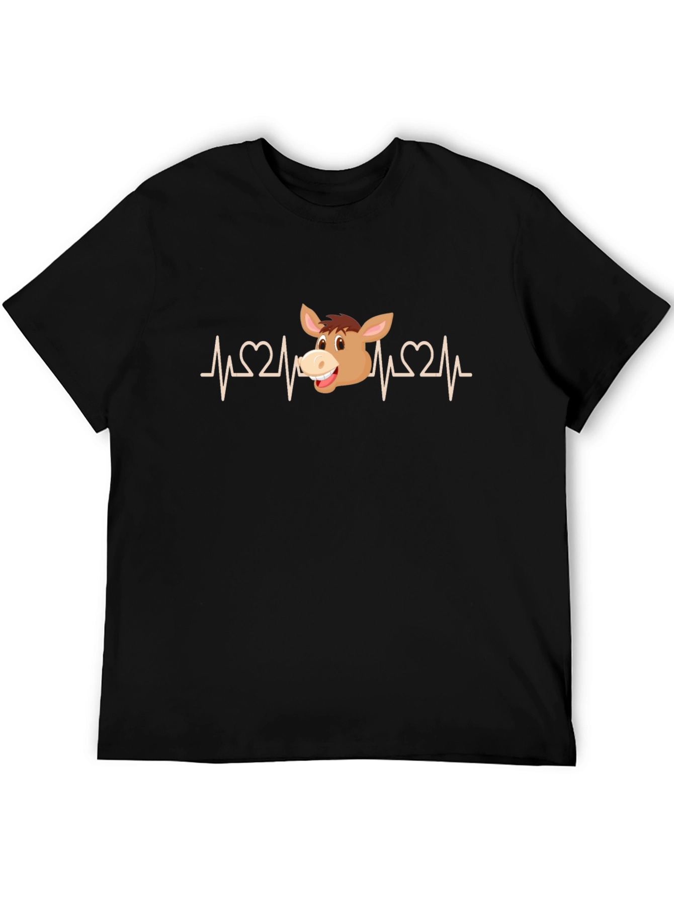 Donkey Heartbeat T-Shirt - Funny Animal Tee