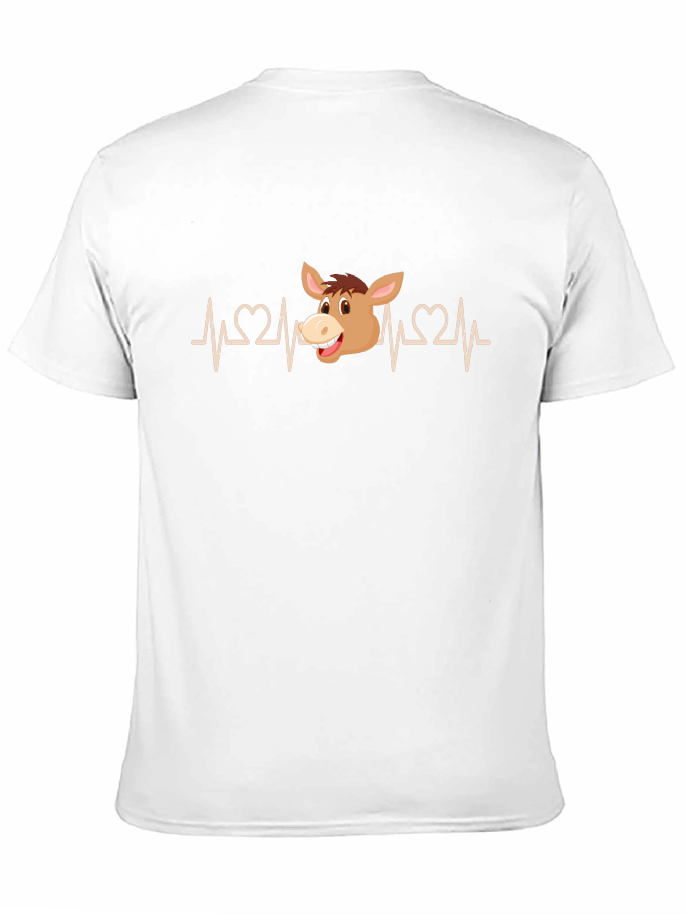 Donkey Heartbeat T-Shirt - Funny Animal Tee