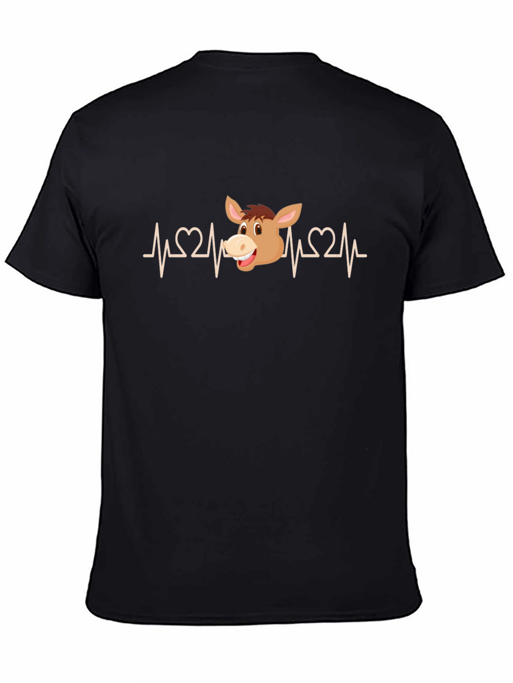 Donkey Heartbeat T-Shirt - Funny Animal Tee