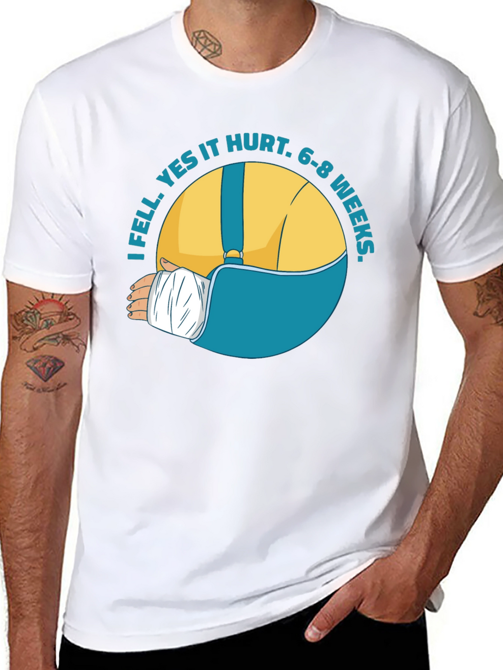 I Fell Yes It Hurt T-Shirt