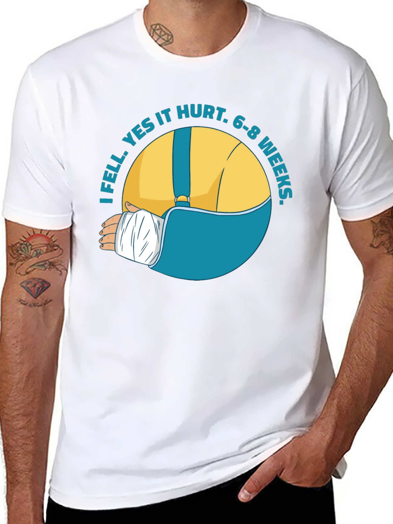 I Fell Yes It Hurt T-Shirt