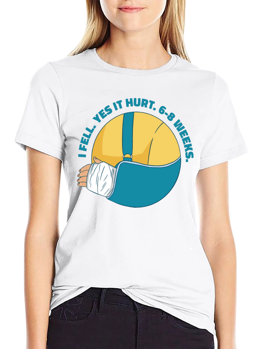 I Fell Yes It Hurt T-Shirt