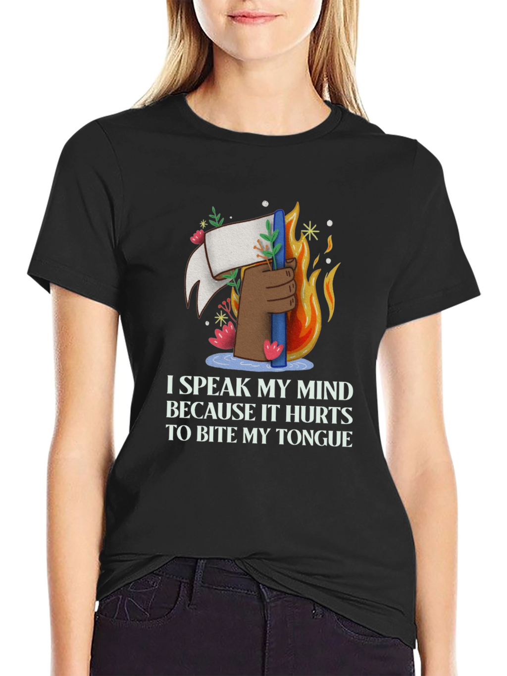 Speak My Mind Graphic T-Shirt