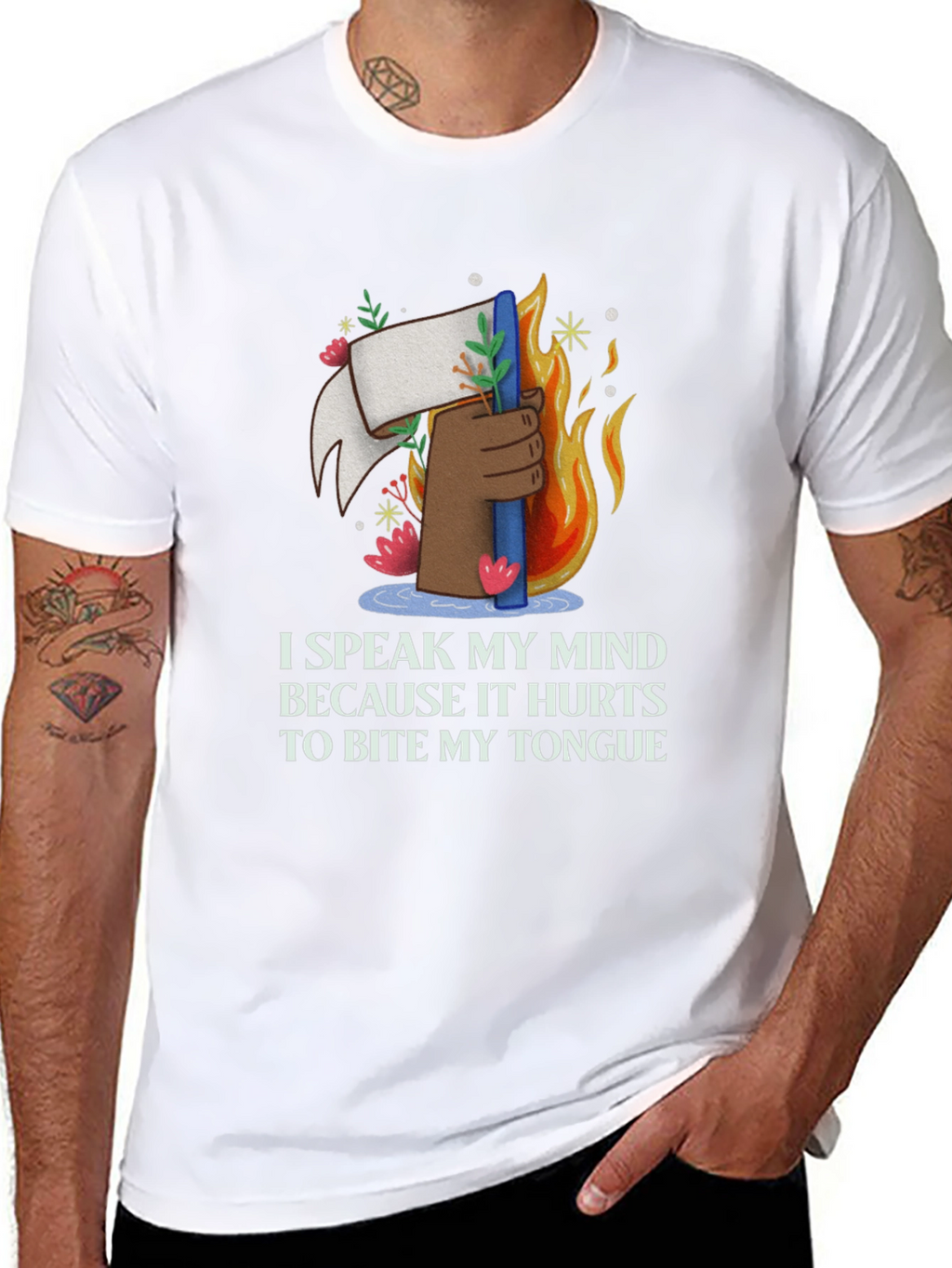 Speak My Mind Graphic T-Shirt