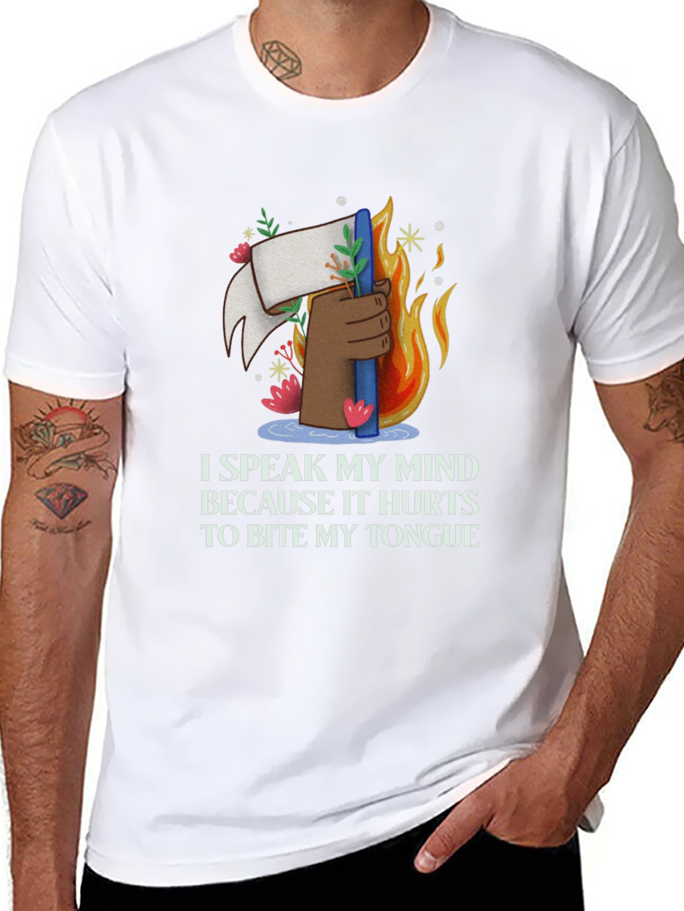 Speak My Mind Graphic T-Shirt