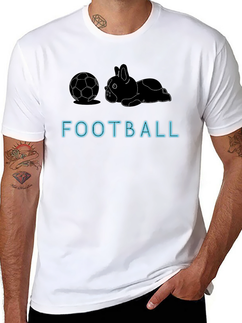 Dog with Soccer Ball T-Shirt
