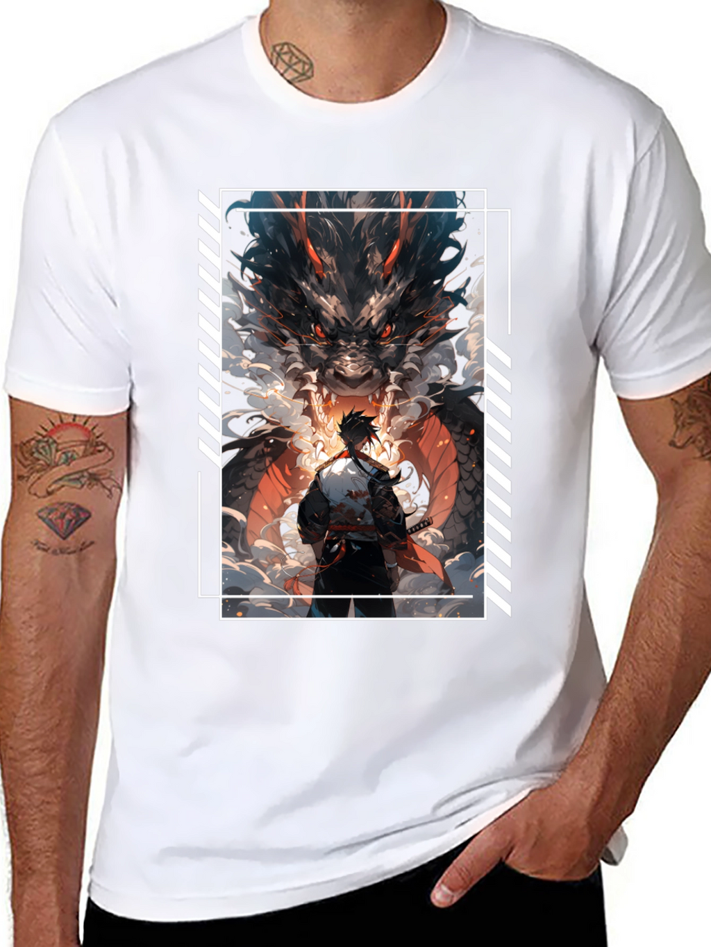 Dragon Warrior Graphic T-Shirt