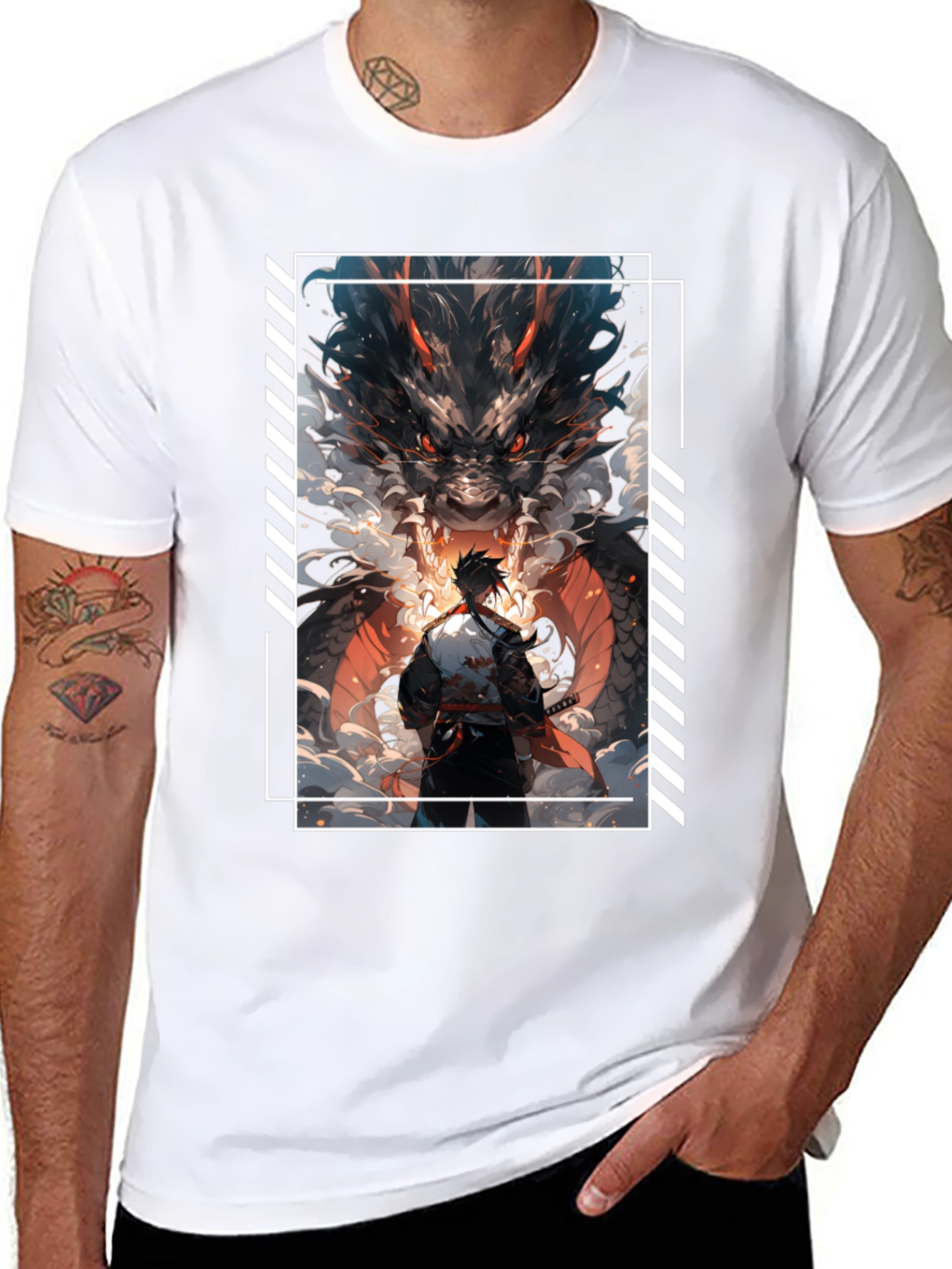 Dragon Warrior Graphic T-Shirt