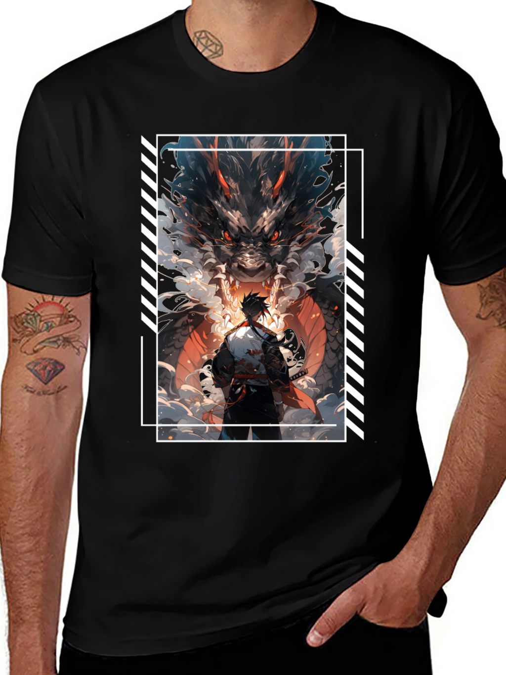 Dragon Warrior Graphic T-Shirt