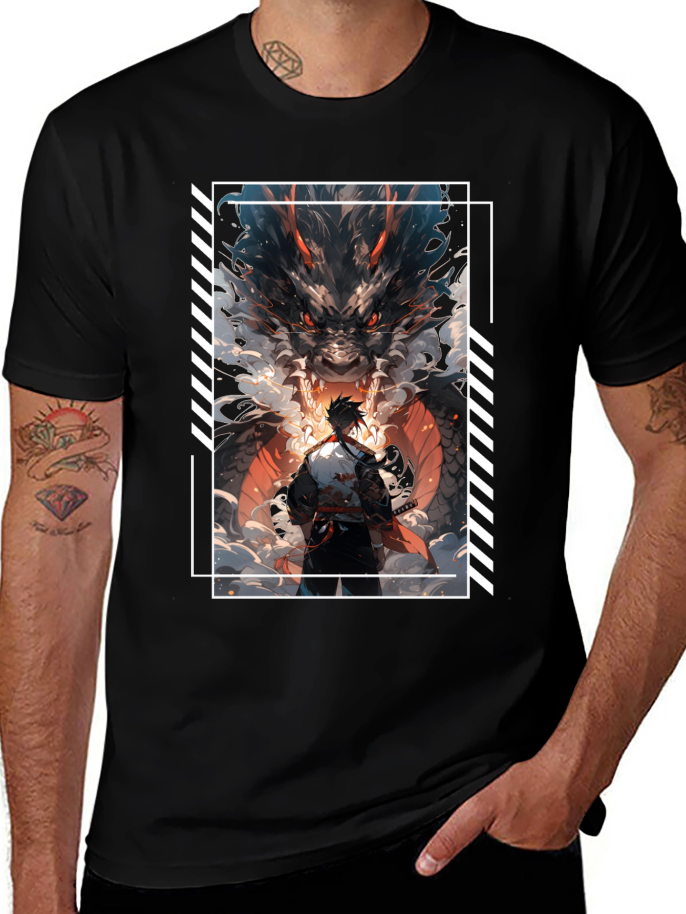 Dragon Warrior Graphic T-Shirt