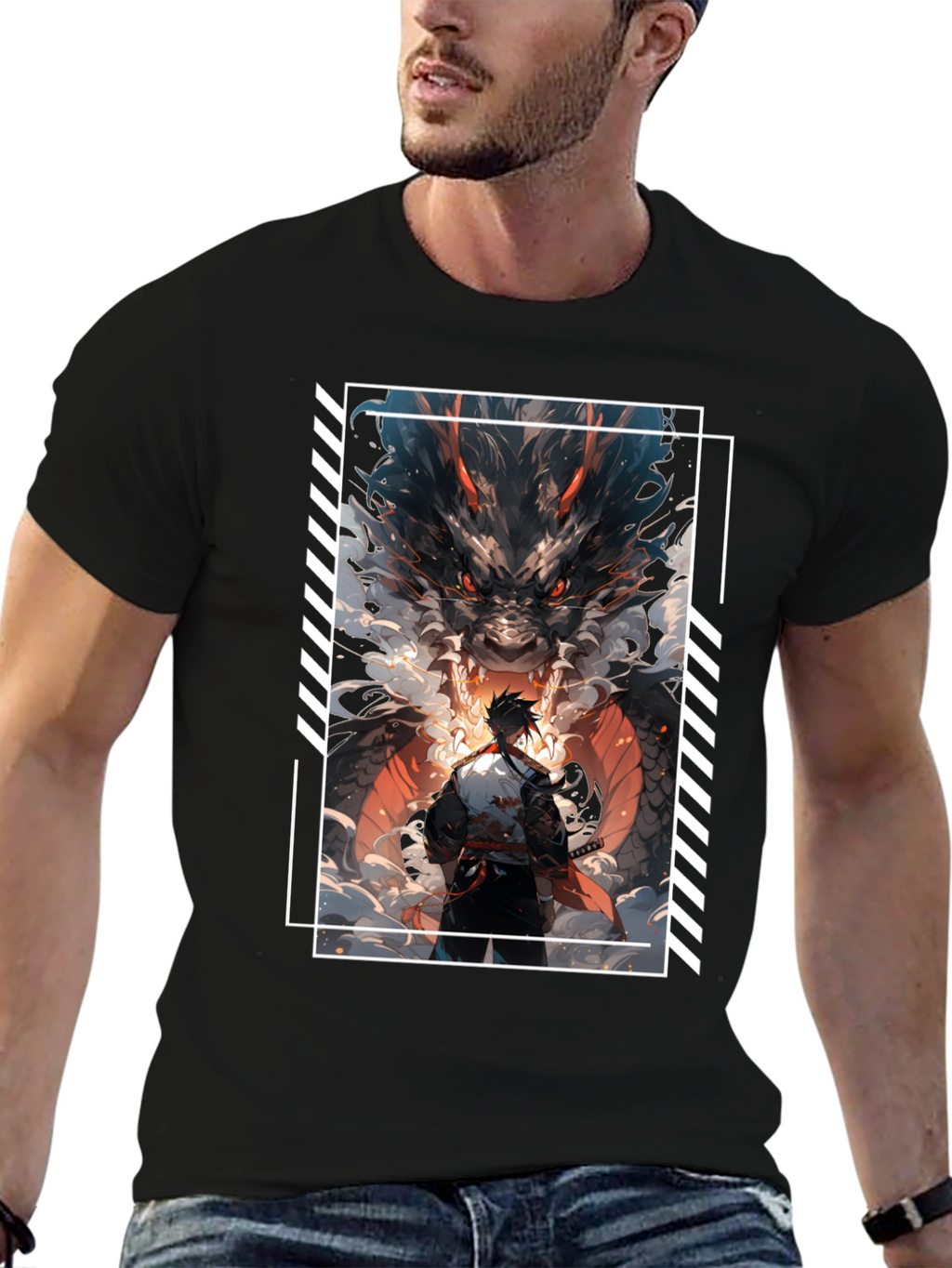 Dragon Warrior Graphic T-Shirt