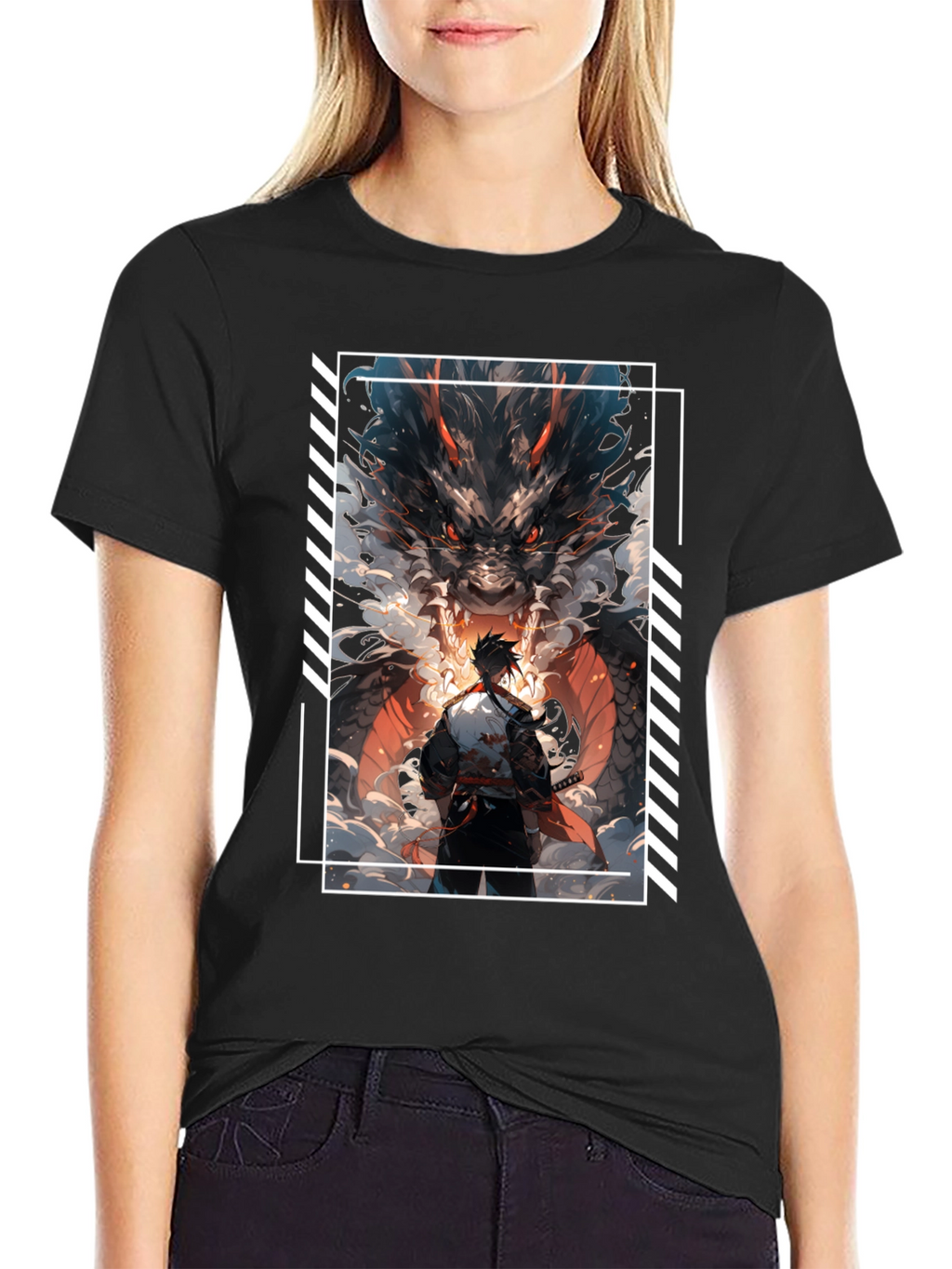 Dragon Warrior Graphic T-Shirt