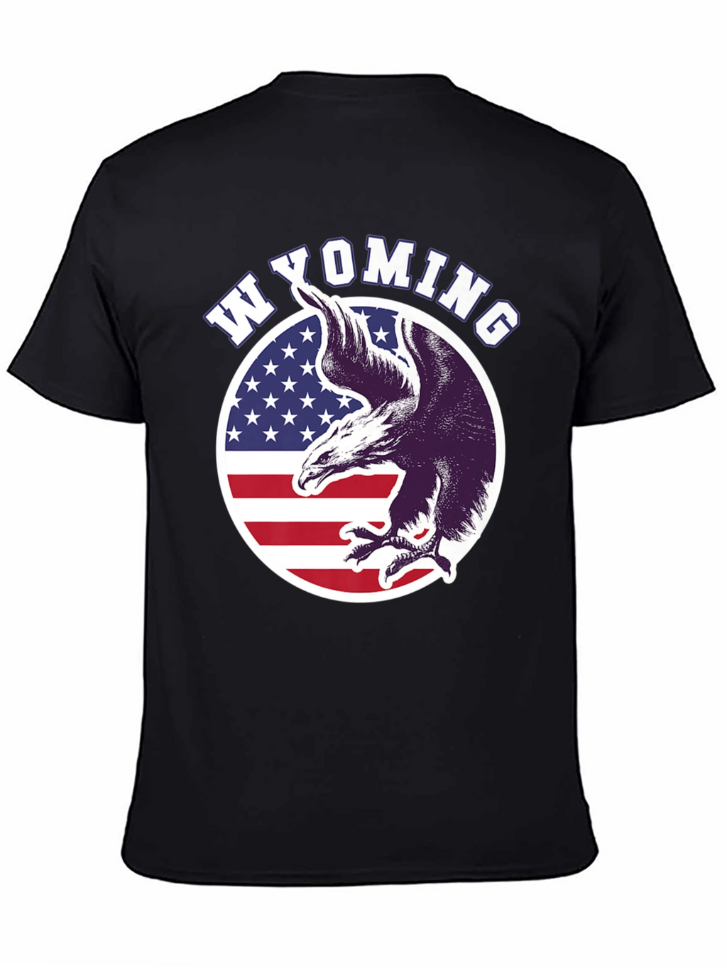 Wyoming Eagle Patriotic T-Shirt