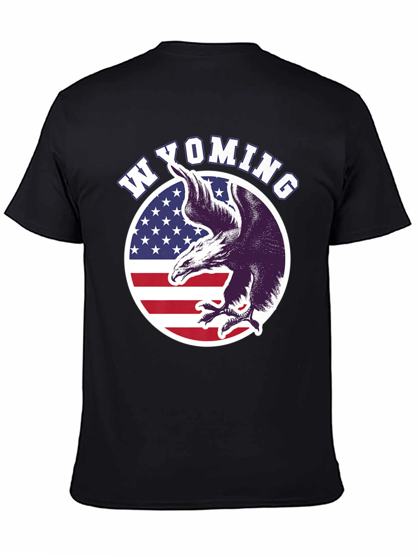 Wyoming Eagle Patriotic T-Shirt