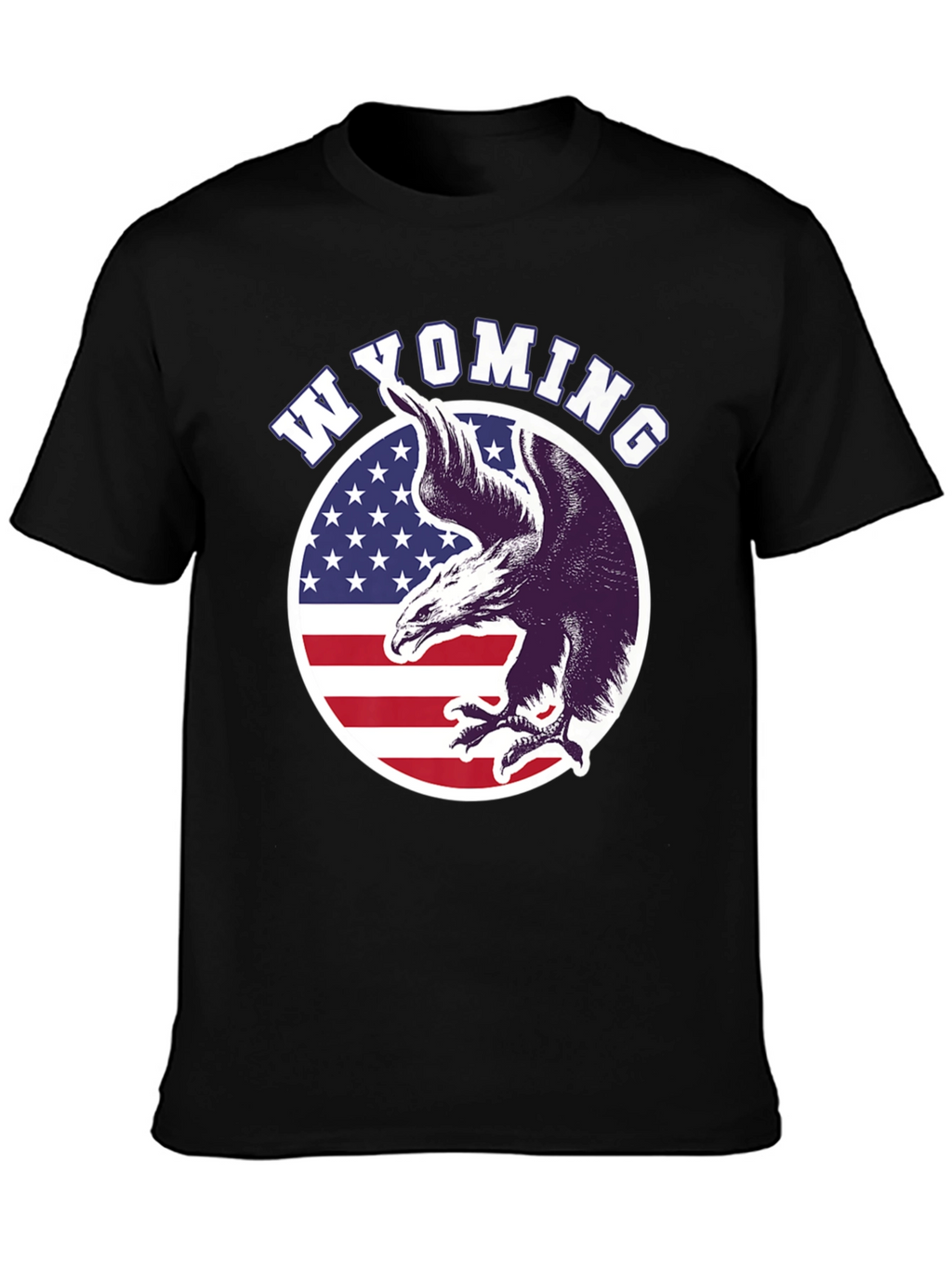 Wyoming Eagle Patriotic T-Shirt