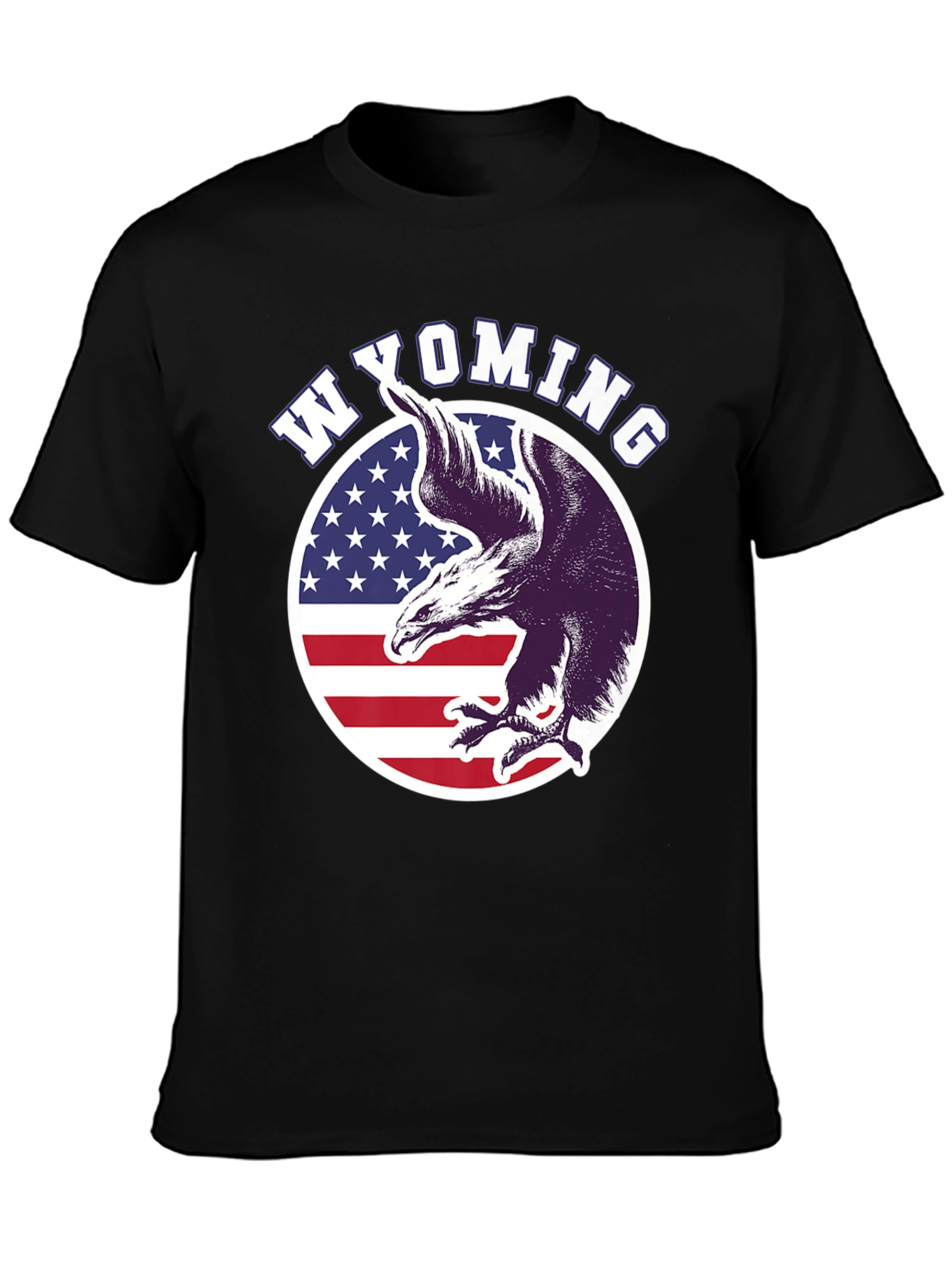 Wyoming Eagle Patriotic T-Shirt
