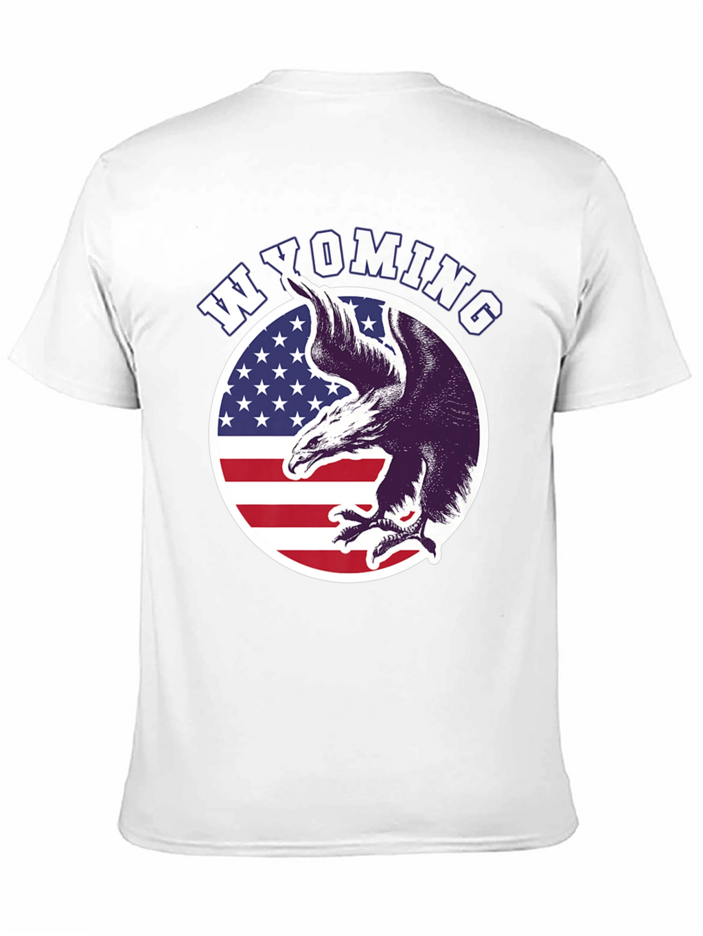 Wyoming Eagle Patriotic T-Shirt