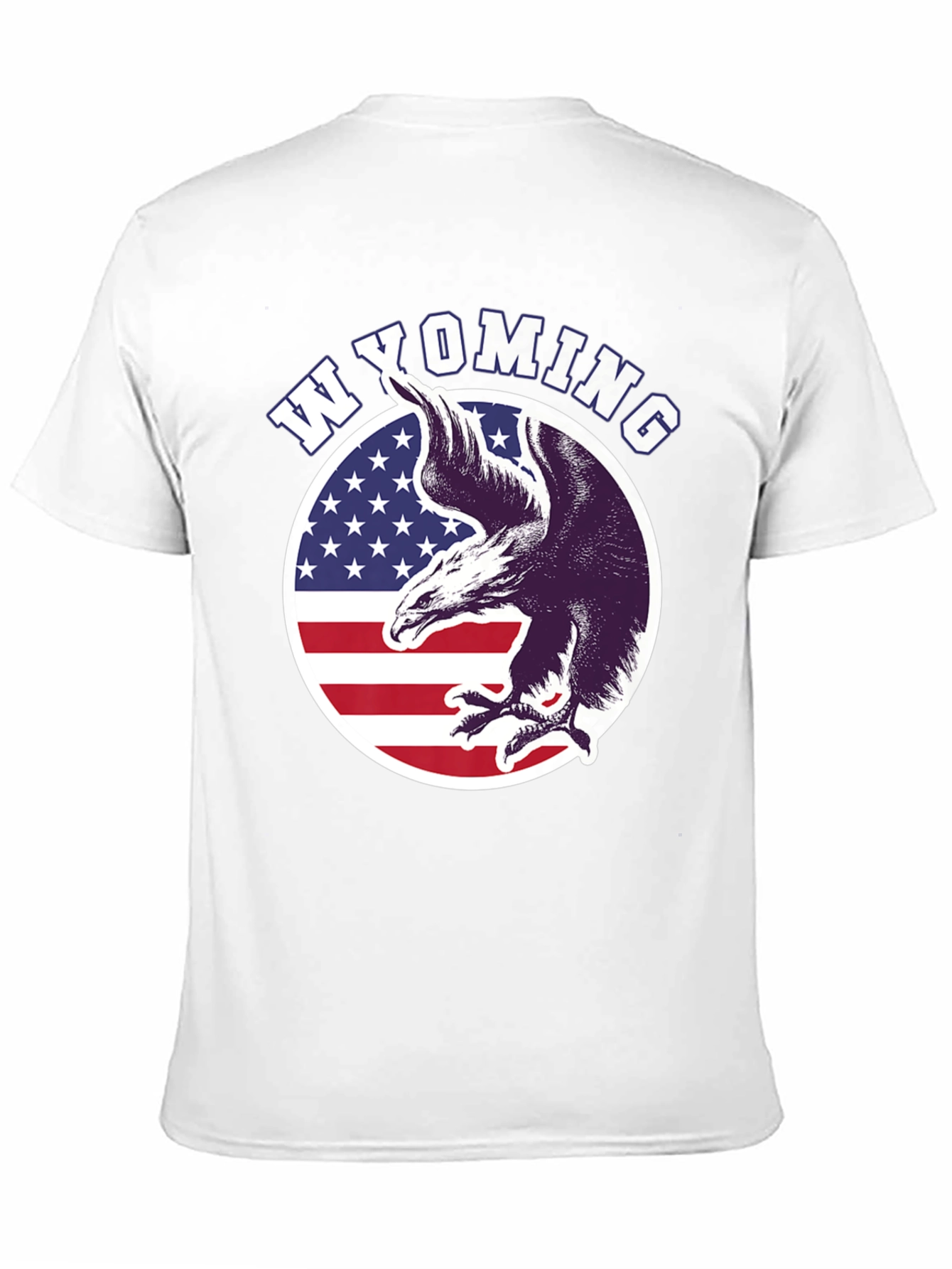 Wyoming Eagle Patriotic T-Shirt