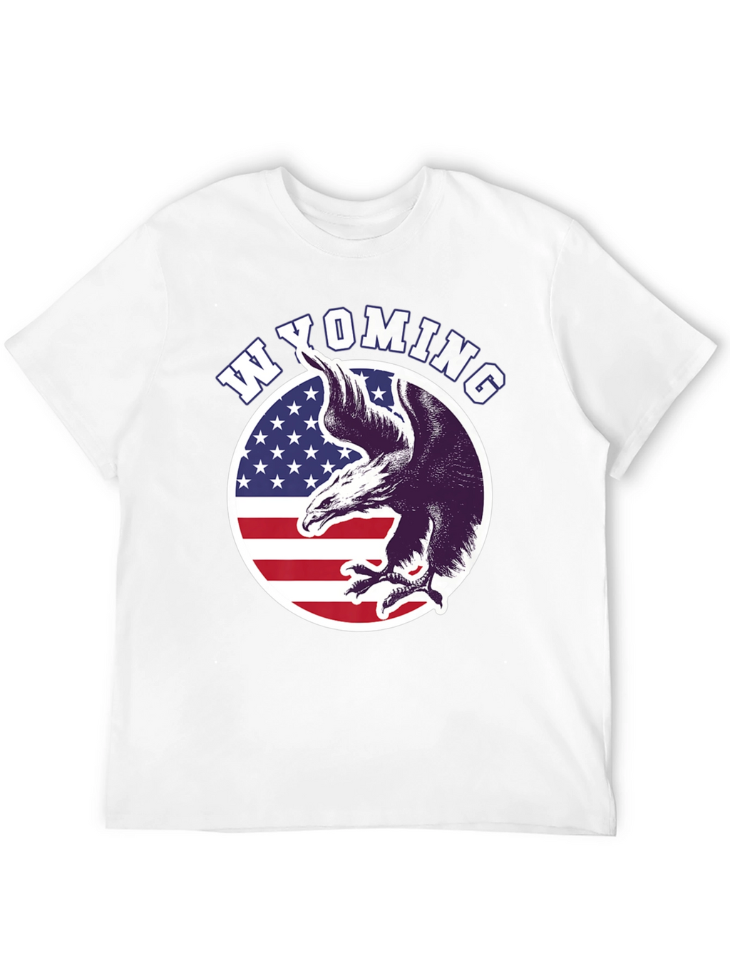 Wyoming Eagle Patriotic T-Shirt
