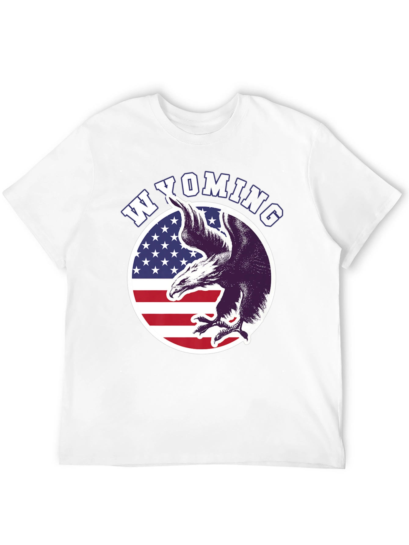Wyoming Eagle Patriotic T-Shirt