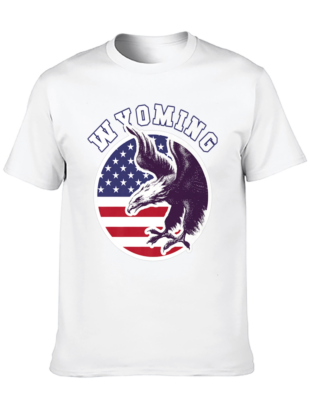 Wyoming Eagle Patriotic T-Shirt