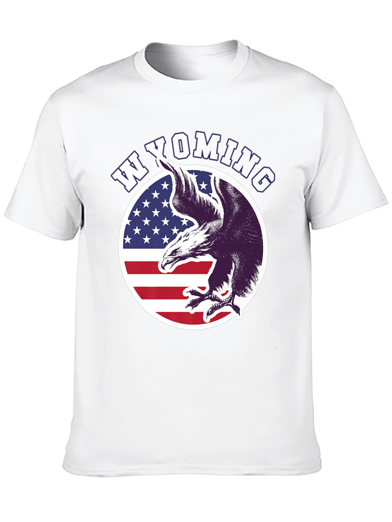 Wyoming Eagle Patriotic T-Shirt