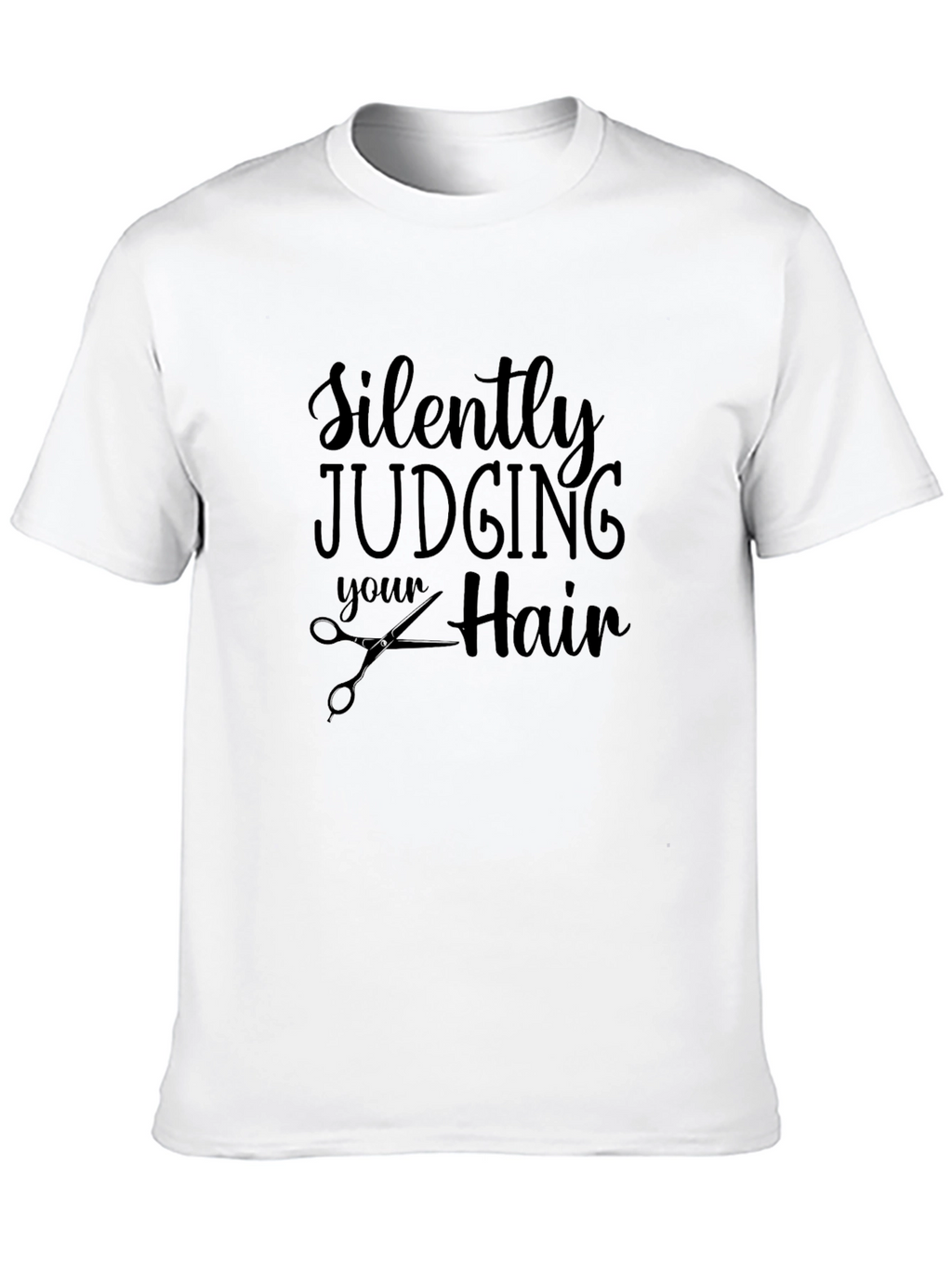 Silently Judging Your Hair Barber T-Shirt