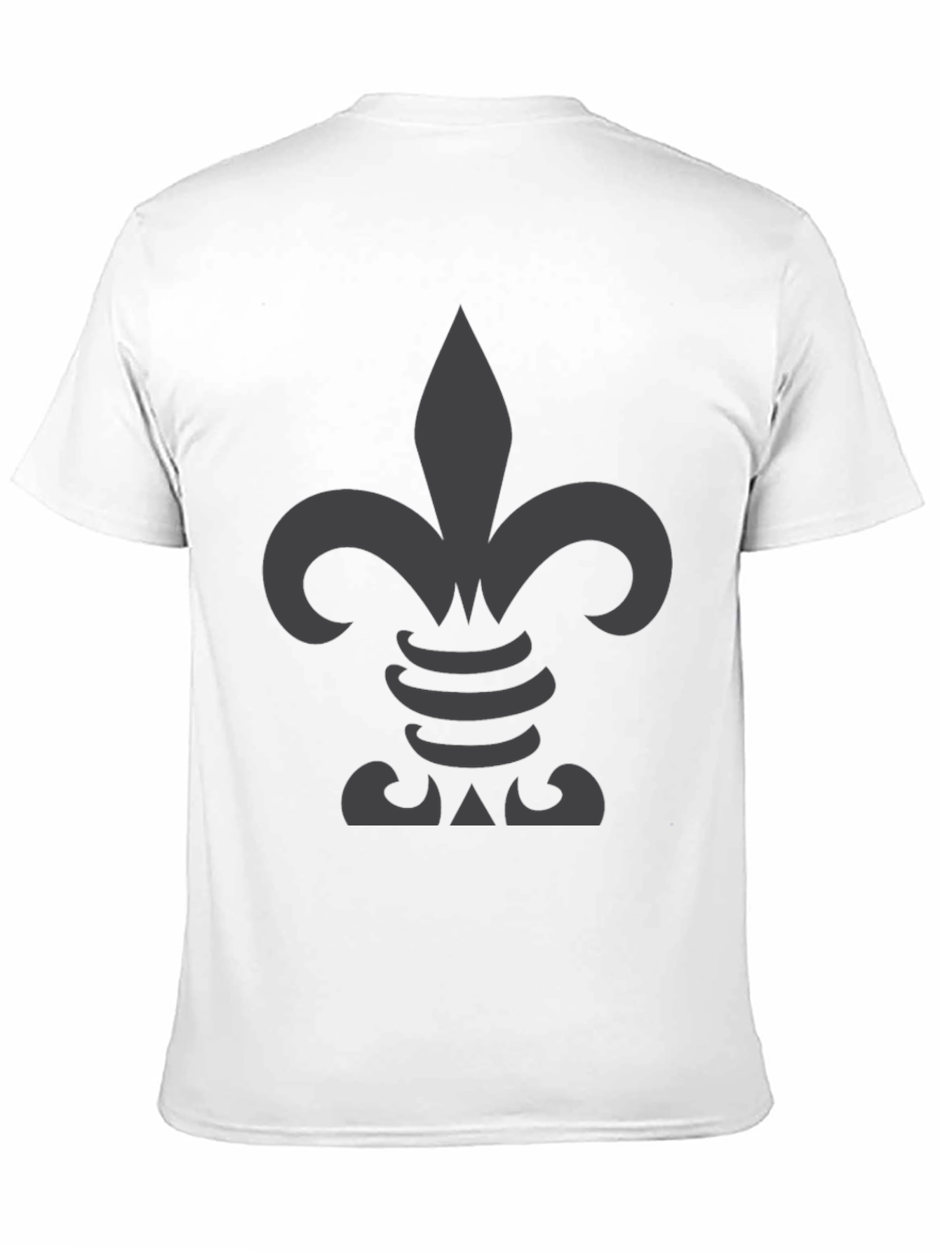 Fleur-de-lis Graphic T-Shirt - Black