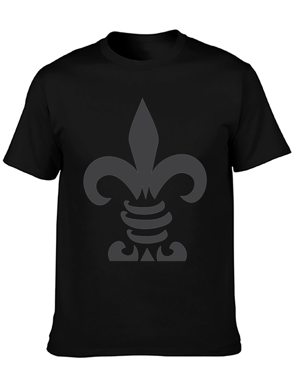 Fleur-de-lis Graphic T-Shirt - Black