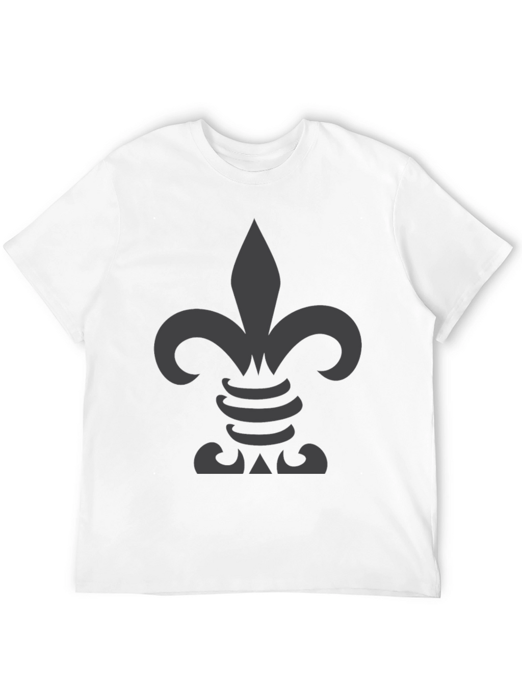 Fleur-de-lis Graphic T-Shirt - Black