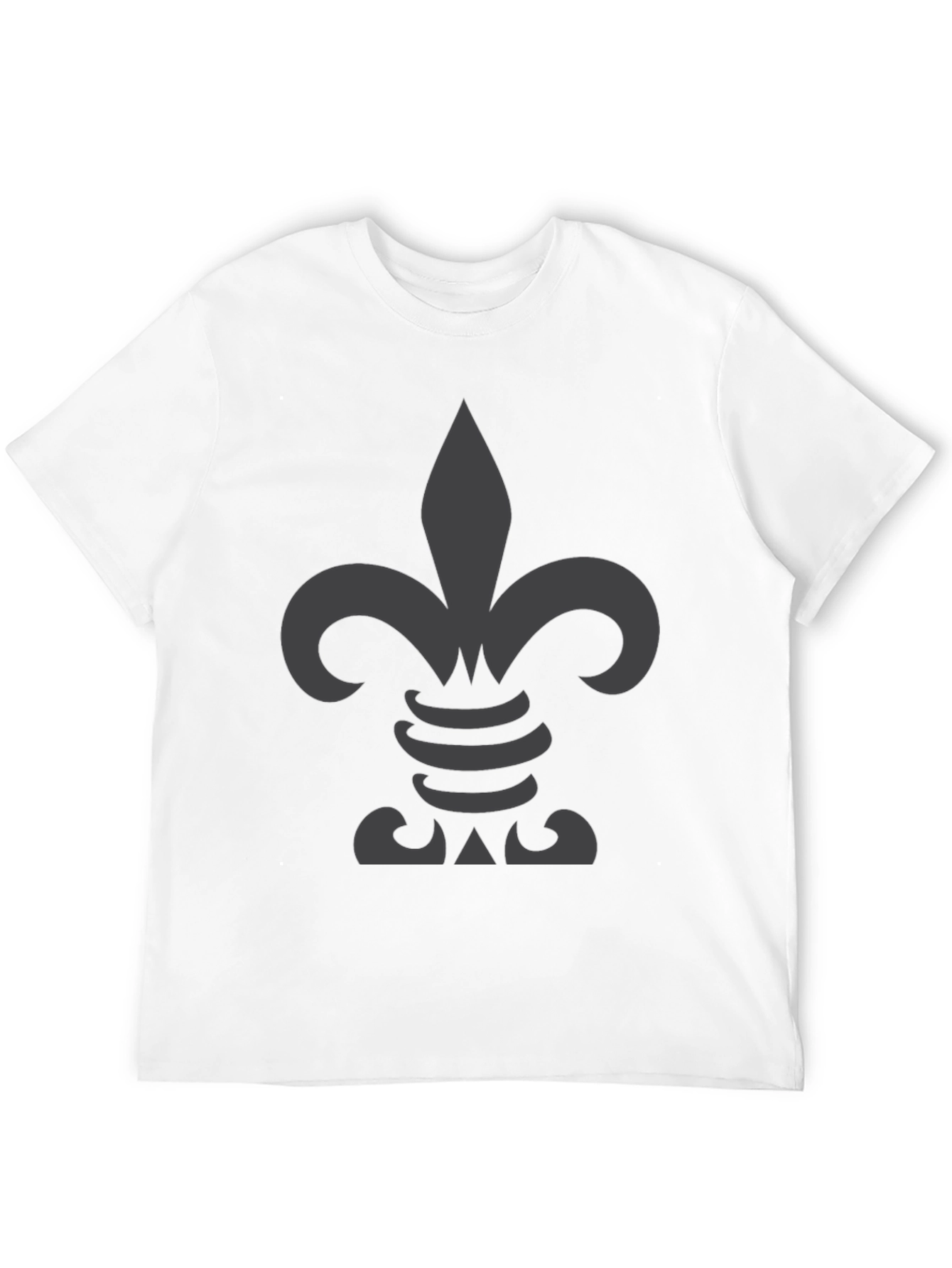 Fleur-de-lis Graphic T-Shirt - Black