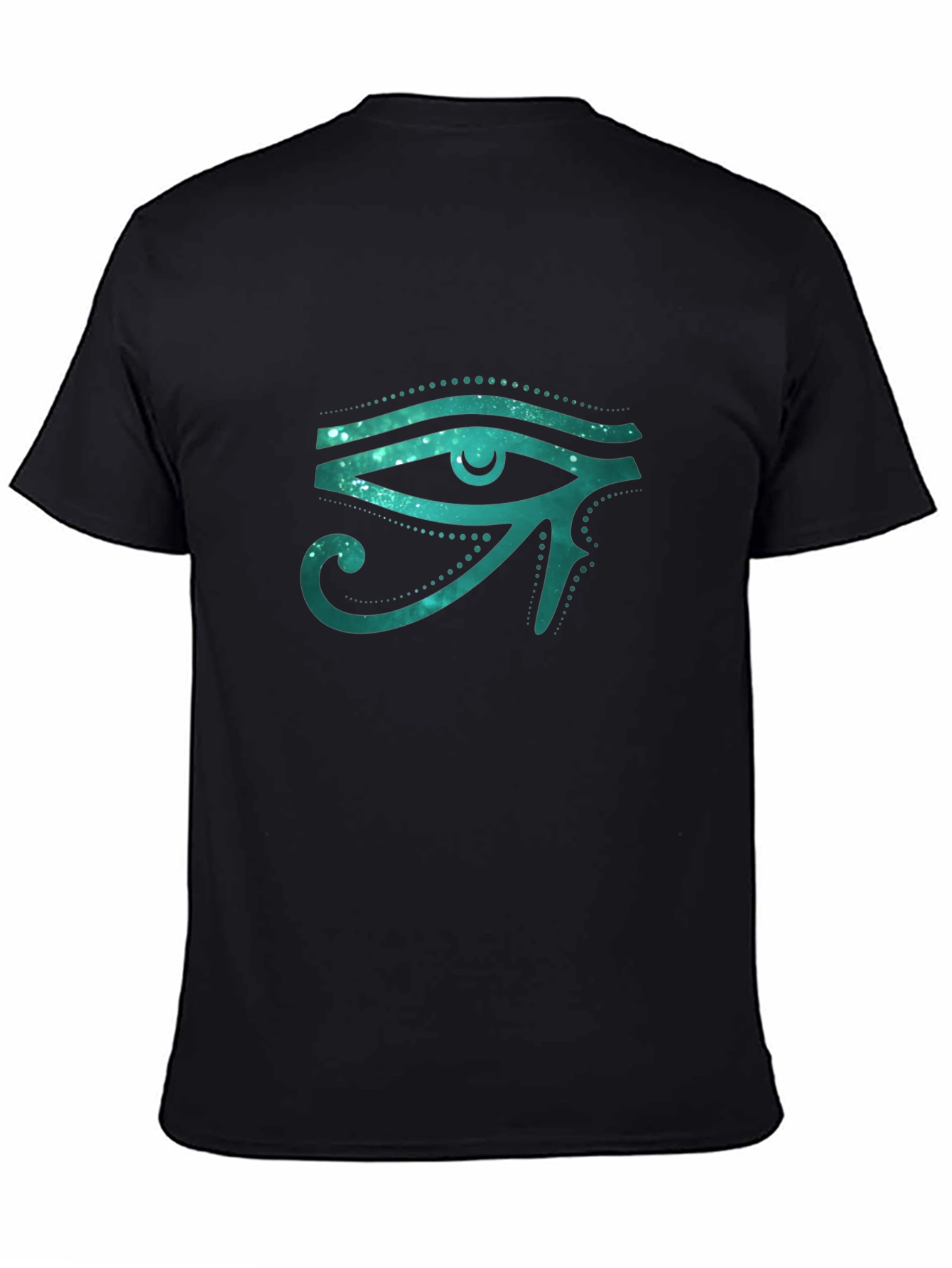 Eye of Horus Graphic Tee - Black Cotton Blend