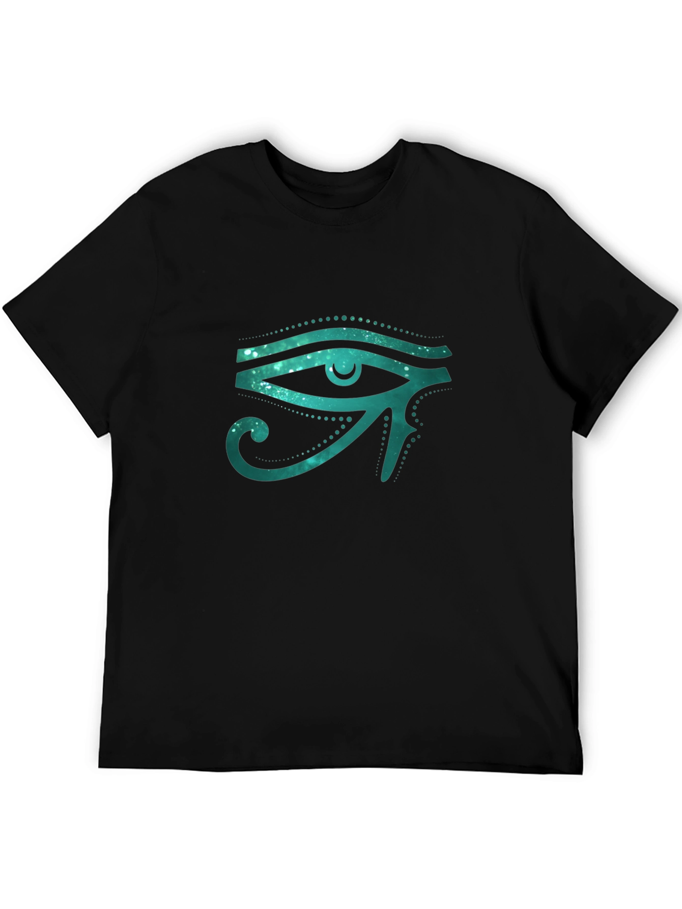 Eye of Horus Graphic Tee - Black Cotton Blend