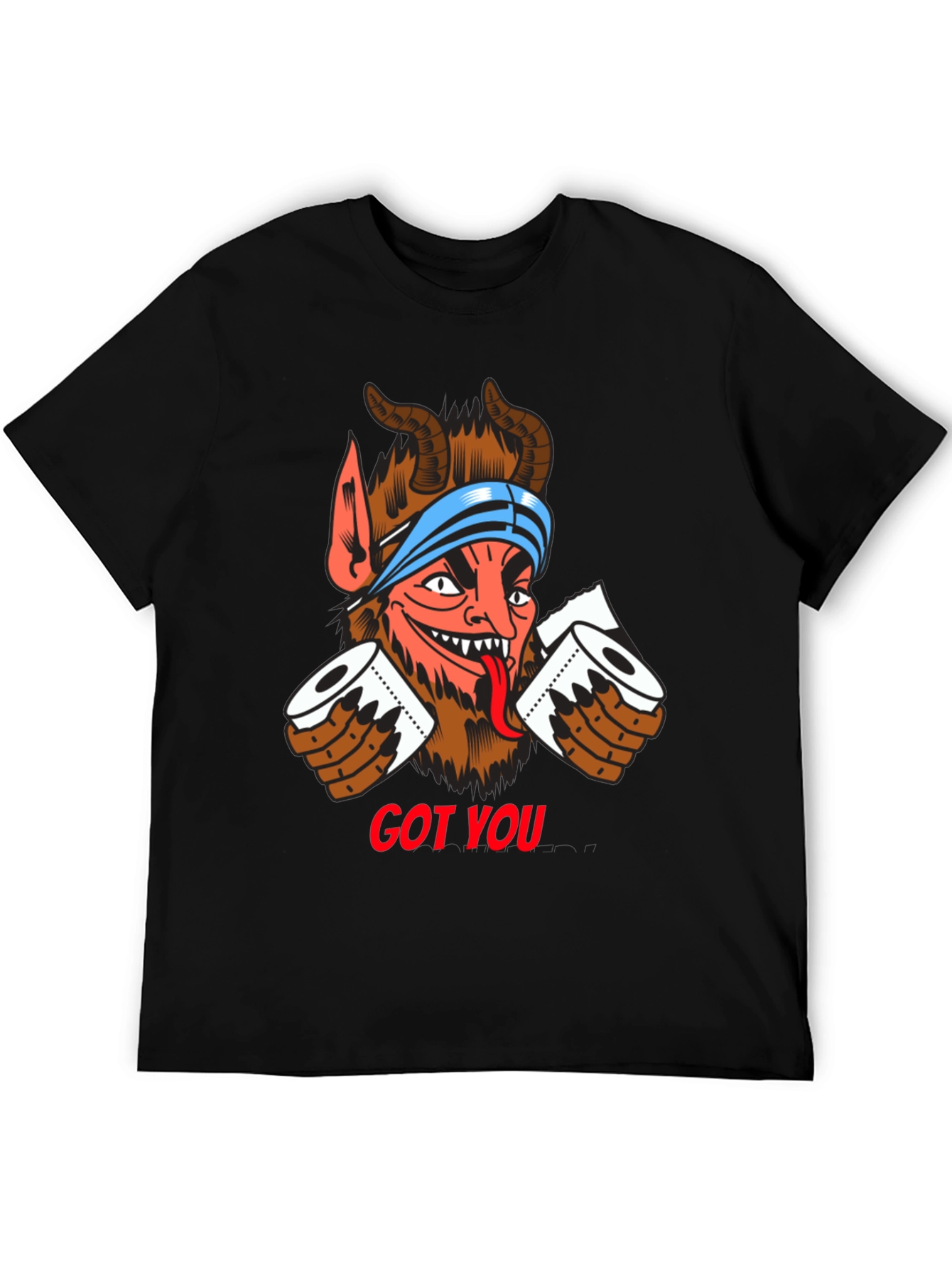 Got You! Devil Toilet Paper T-Shirt