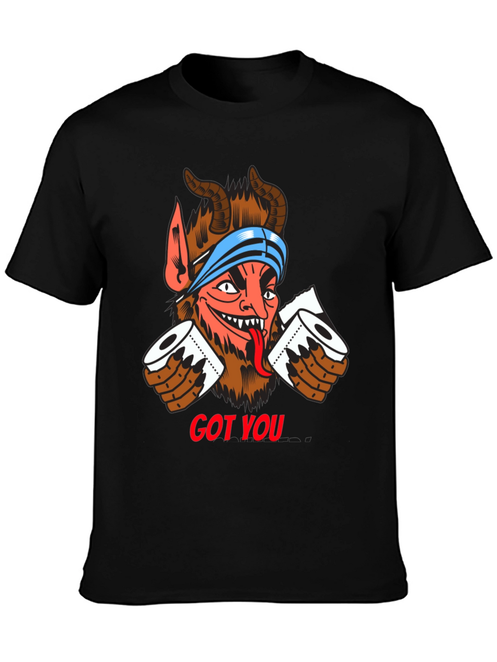 Got You! Devil Toilet Paper T-Shirt
