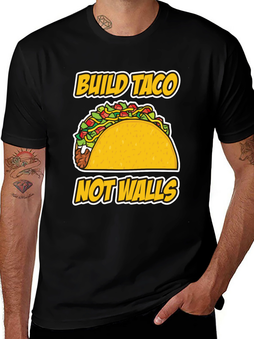 Build Taco Not Walls T-Shirt - Graphic Tee