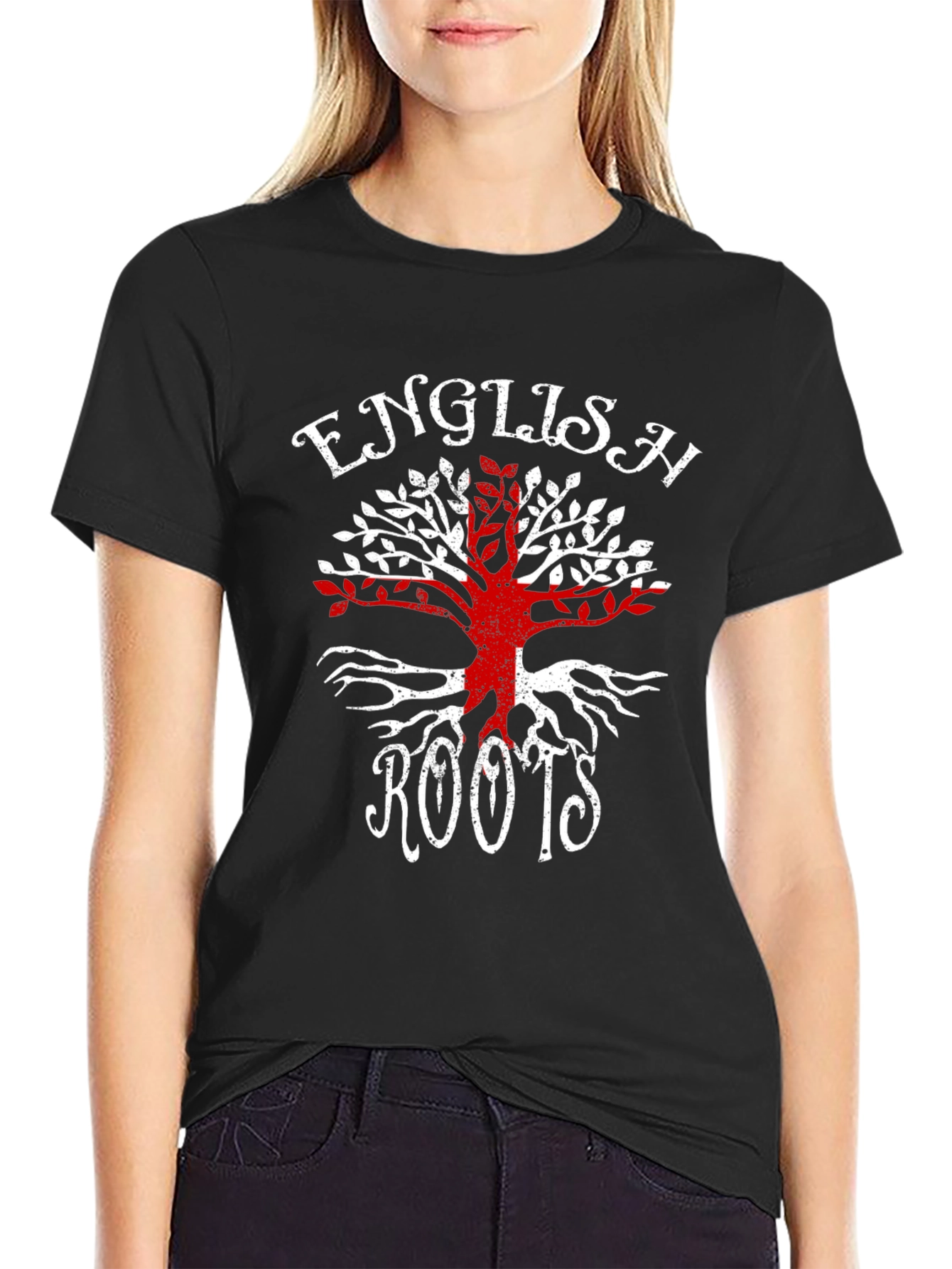 English Roots T-Shirt - Tree of England Design