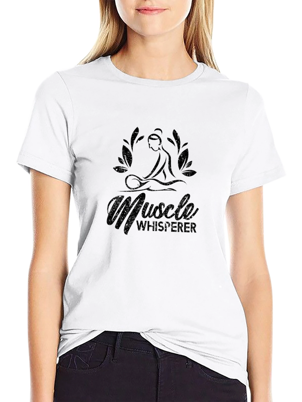 Muscle Whisperer Graphic T-Shirt - Black