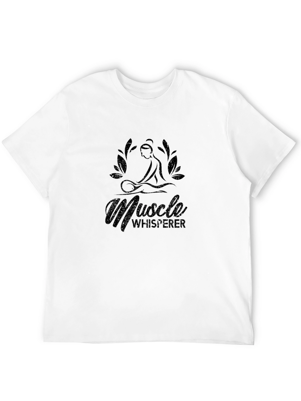 Muscle Whisperer Graphic T-Shirt - Black