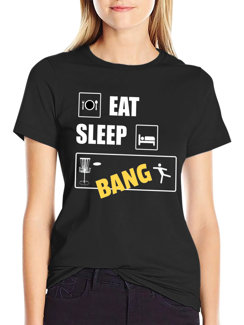 Eat Sleep Disc Golf Bang T-Shirt