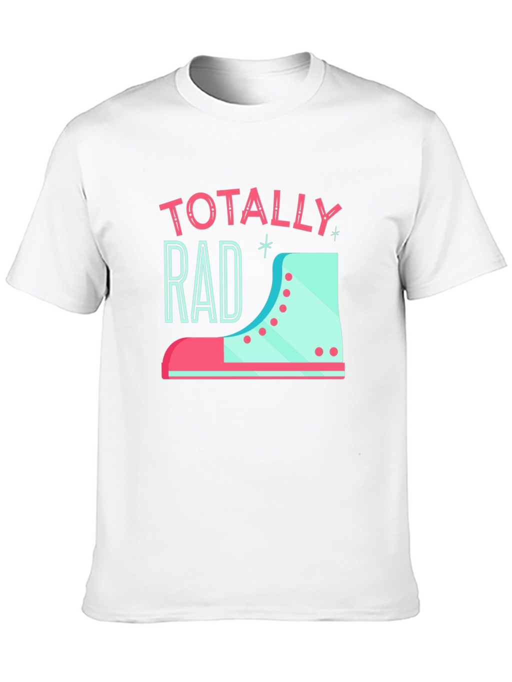 Totally Rad T-Shirt - Retro Skate Design