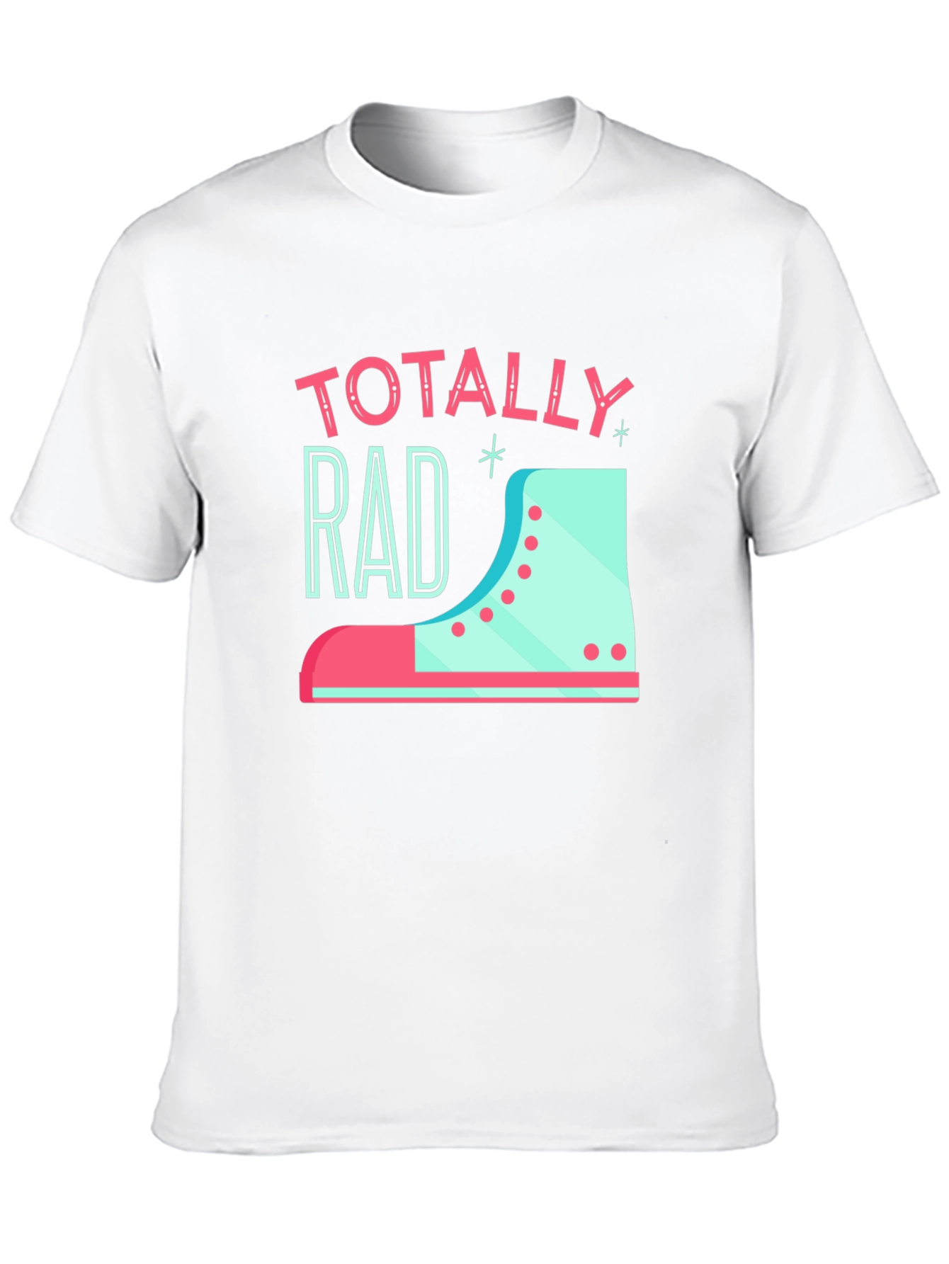 Totally Rad T-Shirt - Retro Skate Design