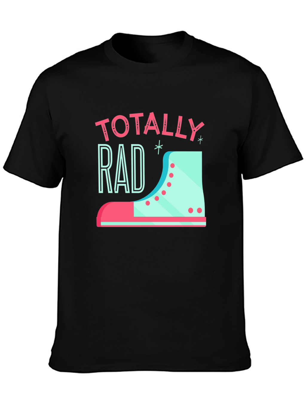 Totally Rad T-Shirt - Retro Skate Design