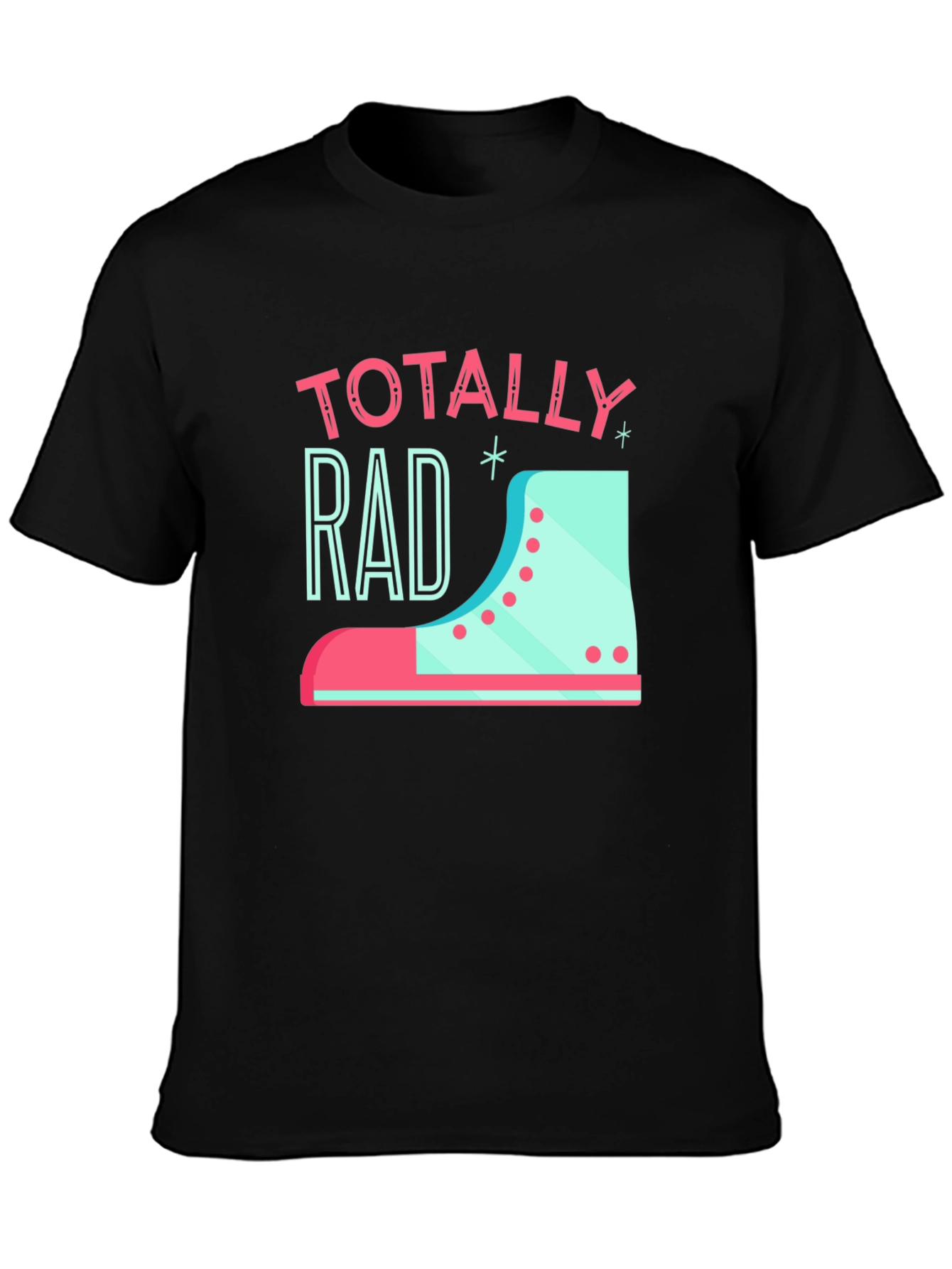 Totally Rad T-Shirt - Retro Skate Design