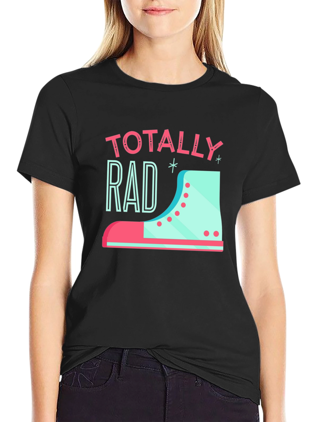 Totally Rad T-Shirt - Retro Skate Design