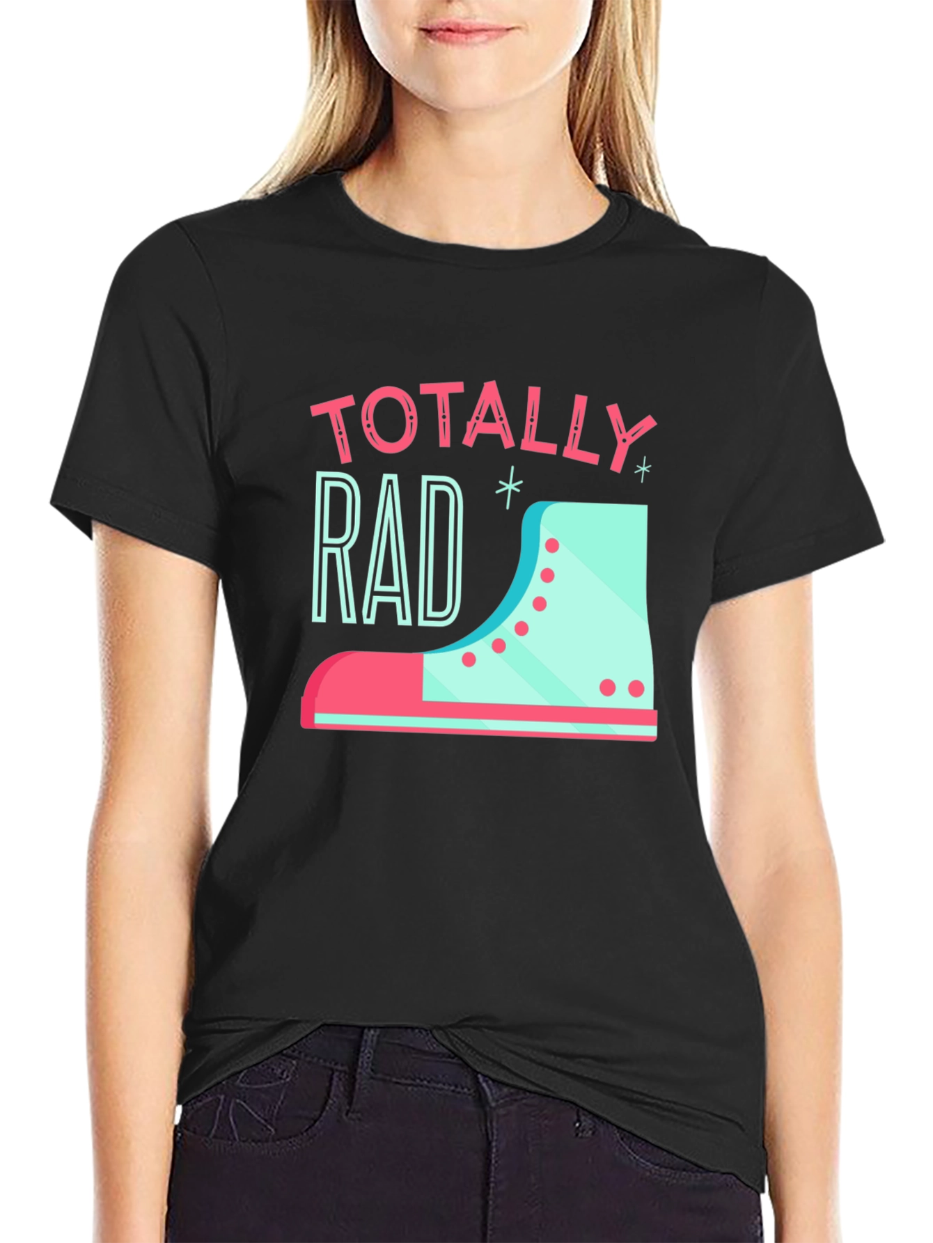 Totally Rad T-Shirt - Retro Skate Design