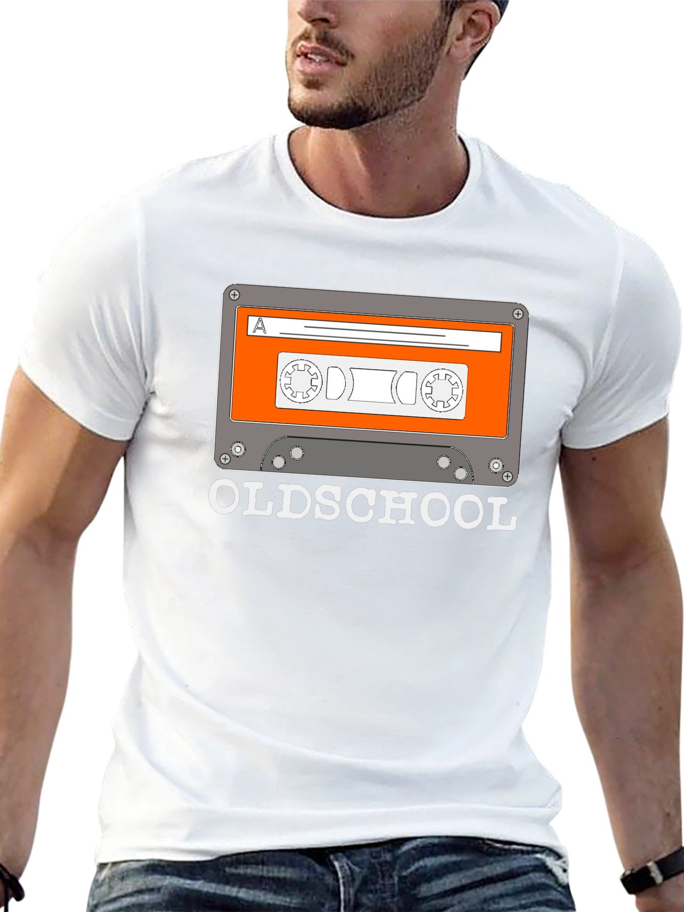 Oldschool Cassette Tape Graphic T-Shirt